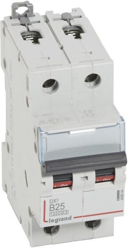 Выключатель автоматический Legrand DX3-E 10000 2п 25А B 16кА картинка